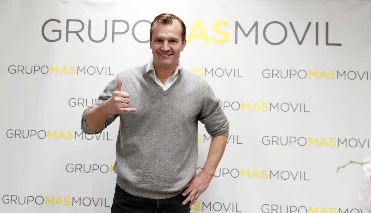 Meinrad Spenger, Ceo de MásMóvil, hoy durante la presentación de resultados 2019.