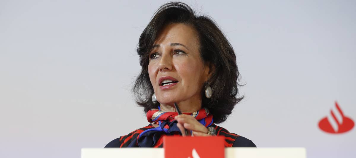La presidenta de Banco Santander, Ana Botín