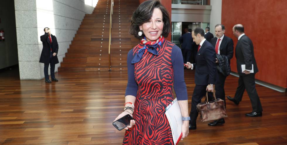 La presidenta del Banco Santander, Ana Botín