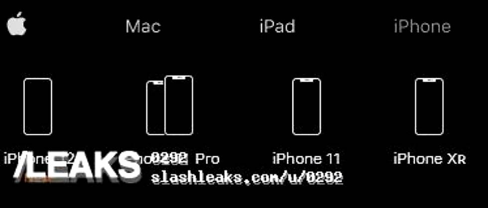 iPhone 12 sin 'notch' (izquierda).