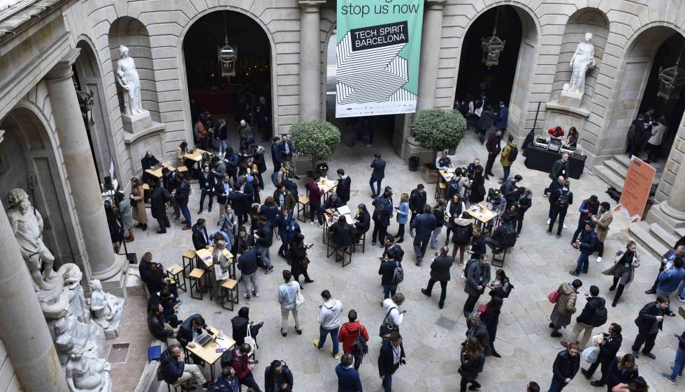 Emprendedores e inversores reunidos durante el Tech Spirit Barcelona.