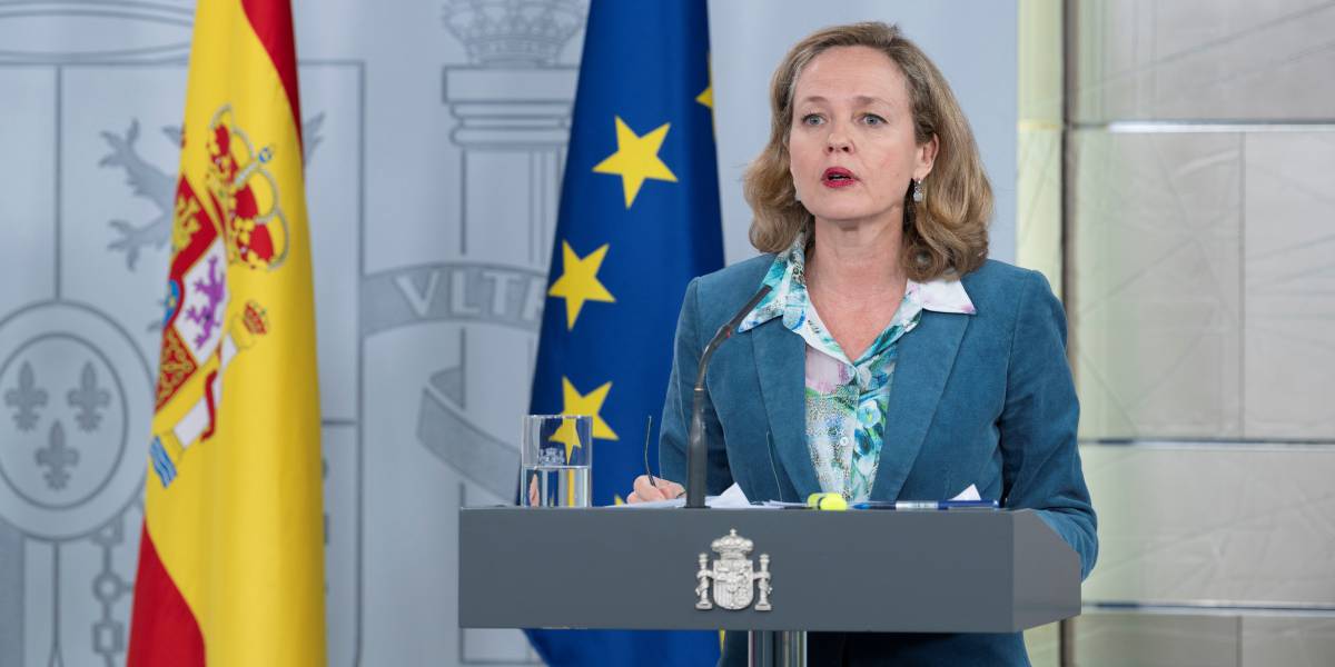 La ministra de Asuntos Económicos, Nadia Calviño.