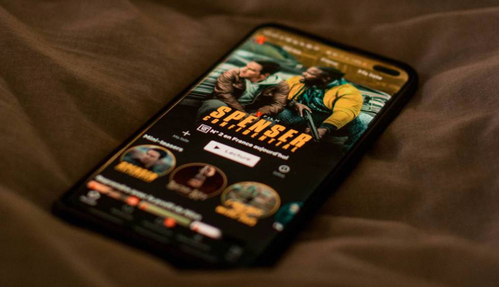 Netflix en el móvil.