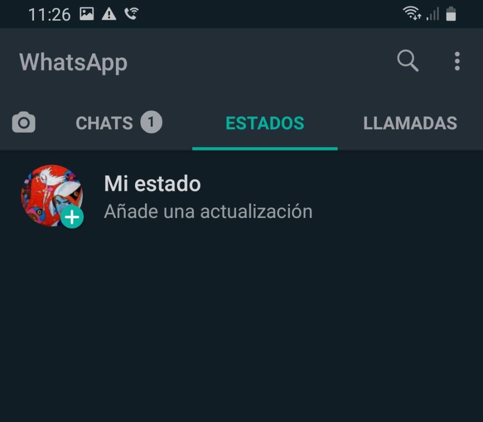 Estados de WhatsApp.
