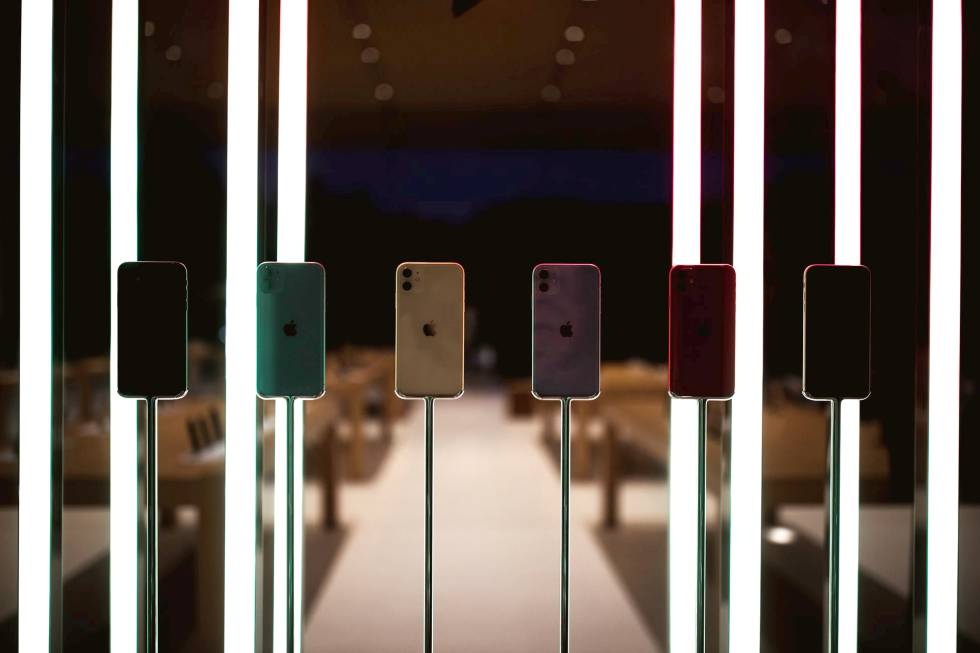 Gama de iPhone 11.