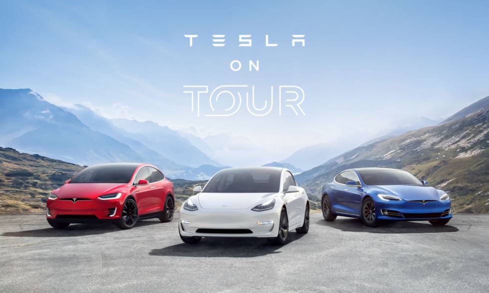 Tesla on Tour por España.