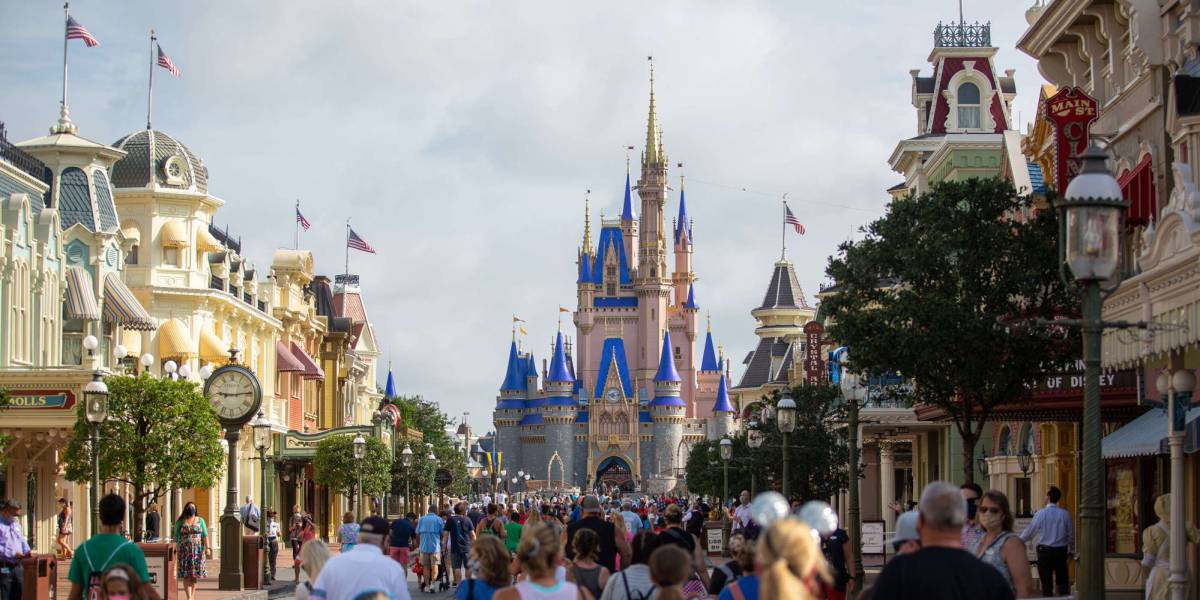 Castillo de la Bella Durmiente en el parque Disney de Orlando