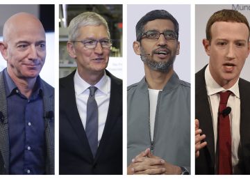 Apple, Amazon, Google y Facebook defienden que su poder no sofoca la competencia Apple, Amazon, Google y Facebook defienden que su poder no sofoca la competencia