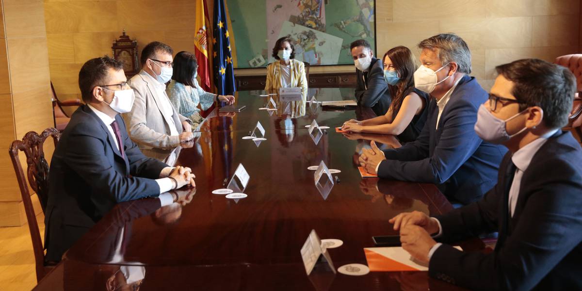 Reunión del Gobierno y Ciudadanos de este lunes para abordar los rebrotes y las medidas de la reconstrucción.