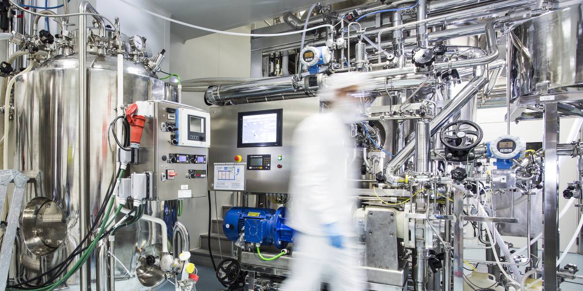 Planta de producción de virus de Biofabri.
