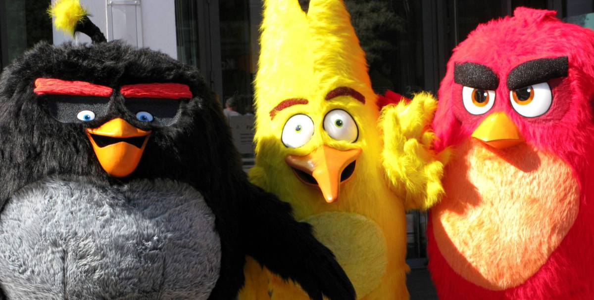 Personajes de 'Angry Birds'.