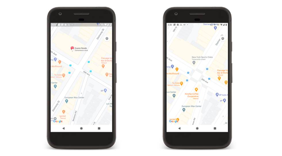 Google Maps con mejoras visuales