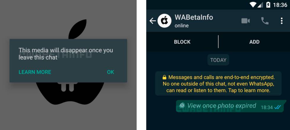 Borrado automático de mensajes en WhatsApp.