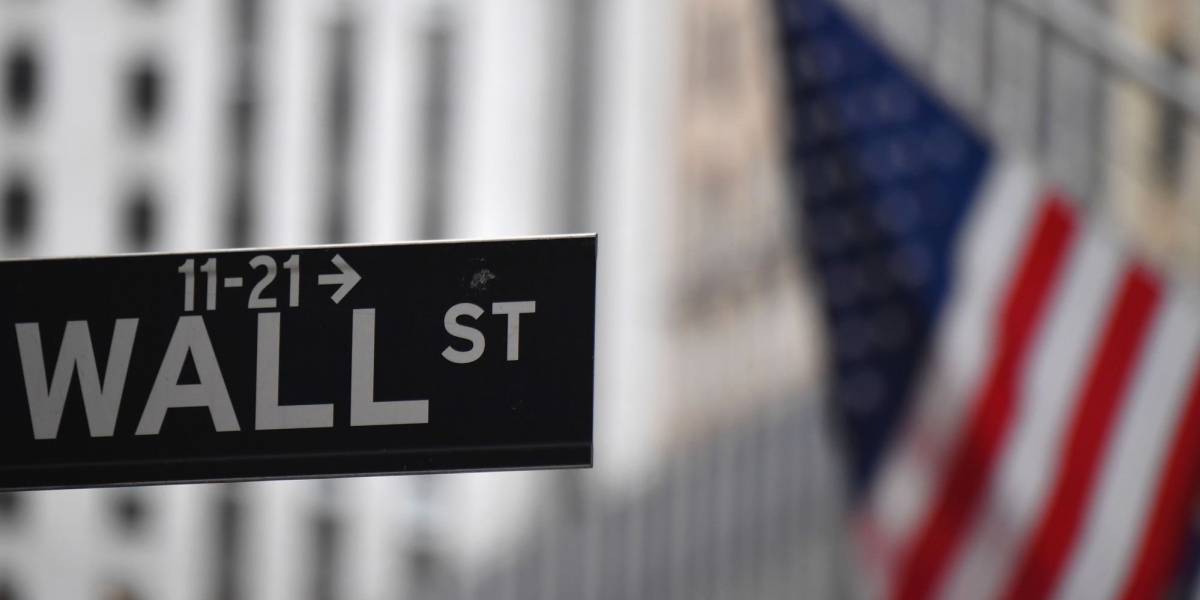 Imagen de Wall Street, donde se encuentra la Bolsa de Nueva York.