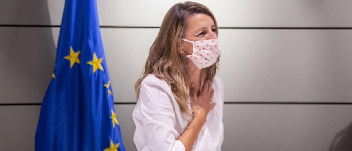 La ministra de Trabajo, Yolanda Díaz.