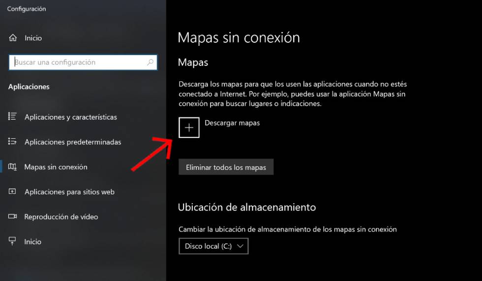 Descargar mapas completos de zonas.
