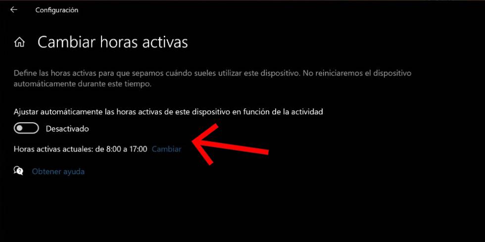 Desactiva las horas mientras trabajas.