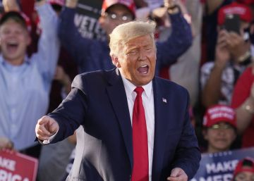 Donald Trump, en un mítin el 19 de octubre en Tucson (Arizona, EE UU).