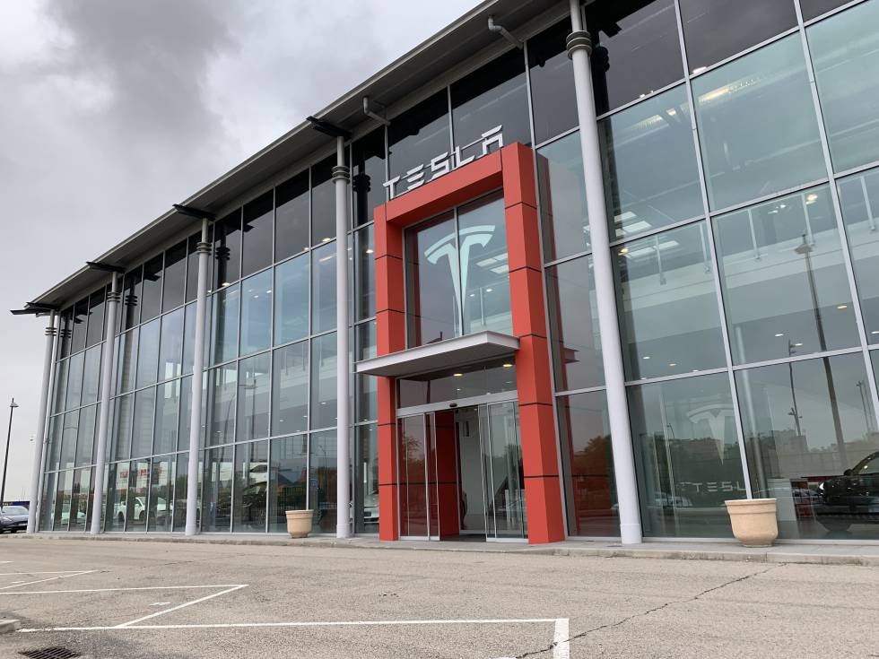 Nuevo centro de Tesla en Madrid-Sur.
