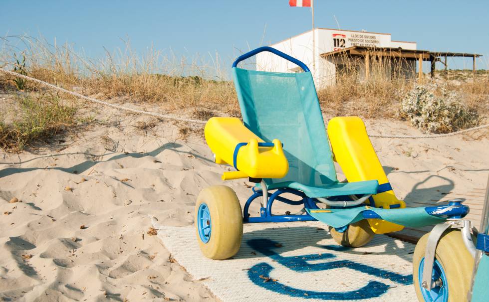 Playa accesible Cala Son Bou Menorca
