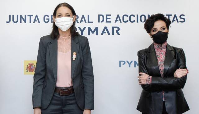 Reyes Maroto y Almudena López del Pozo.