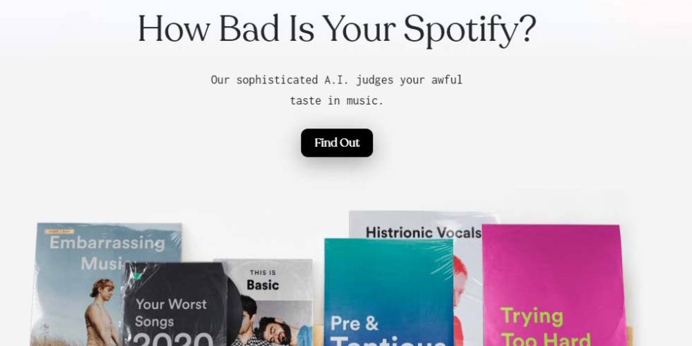 Mide tus gustos en Spotify con una graciosa Inteligencia Artificial