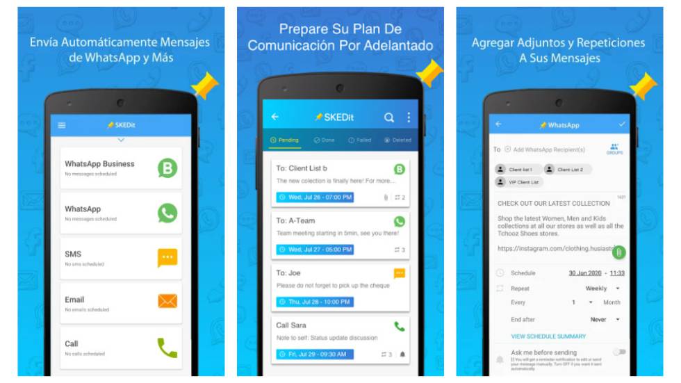 Cómo programar el envío de mensajes de WhatsApp para felicitar el Año Nuevo