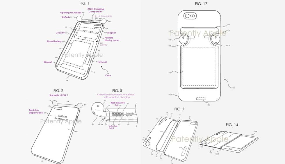 Esta nueva patente de Apple deja entrever que los próximos iPhone podrían cargar los AirPods