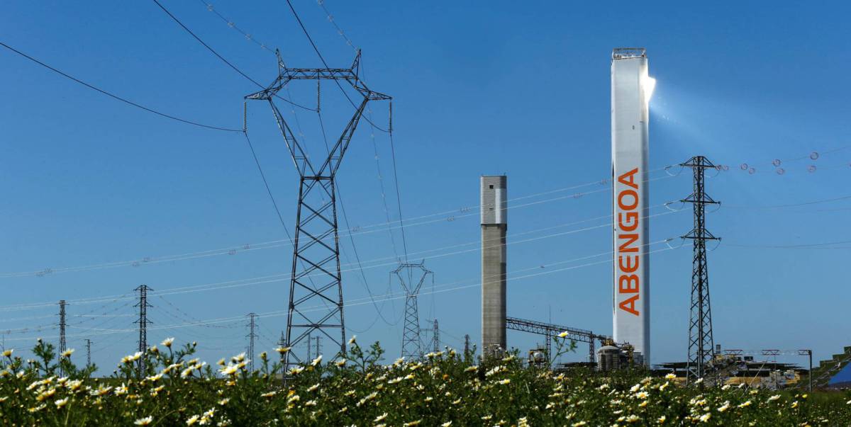 Una de las plantas solares de Abengoa.