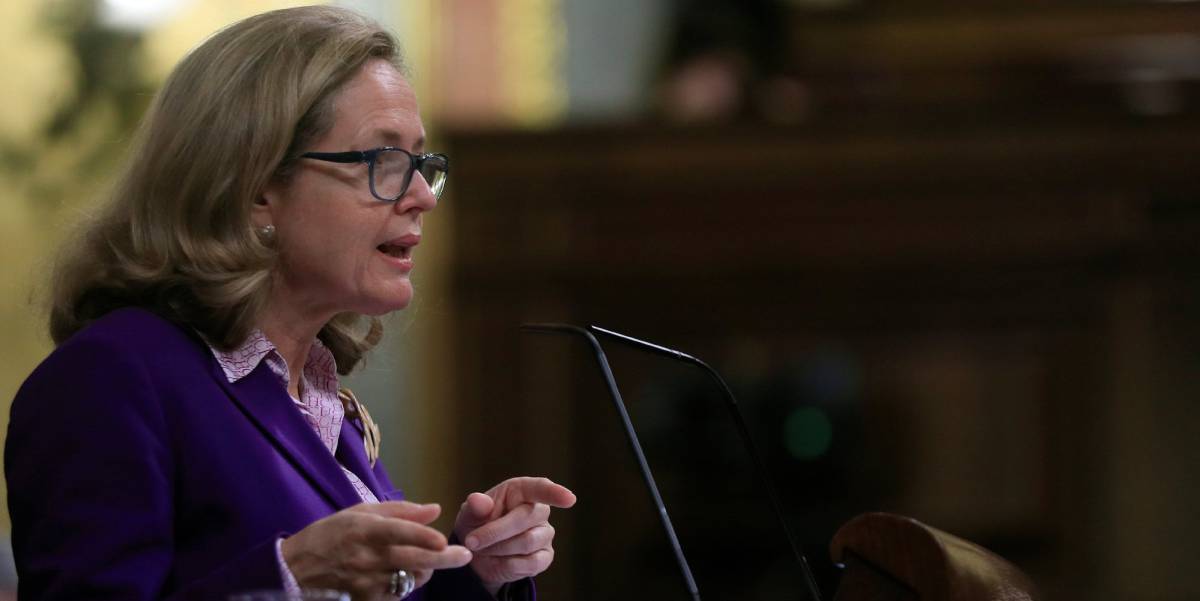 La vicepresidenta económica, Nadia Calviño.