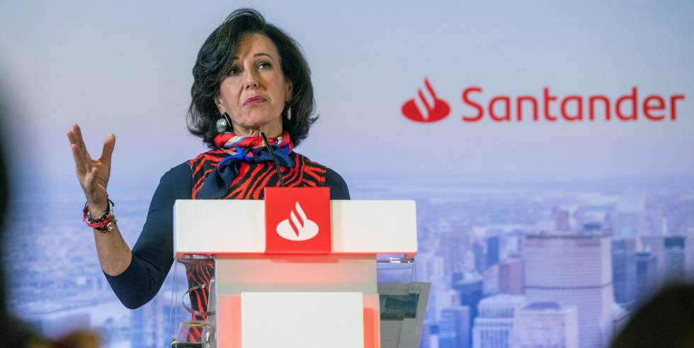 La presidenta del Banco Santander, Ana Botín. EFERodrigo JiménezArchivo