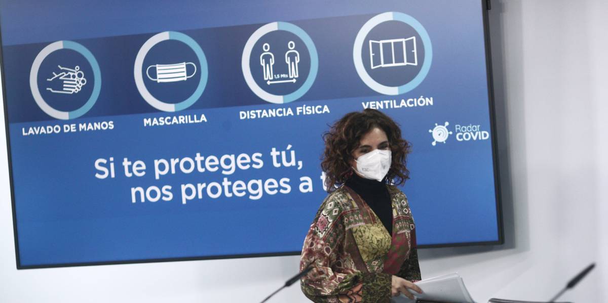 La ministra portavoz y de Hacienda, María Jesús Montero.