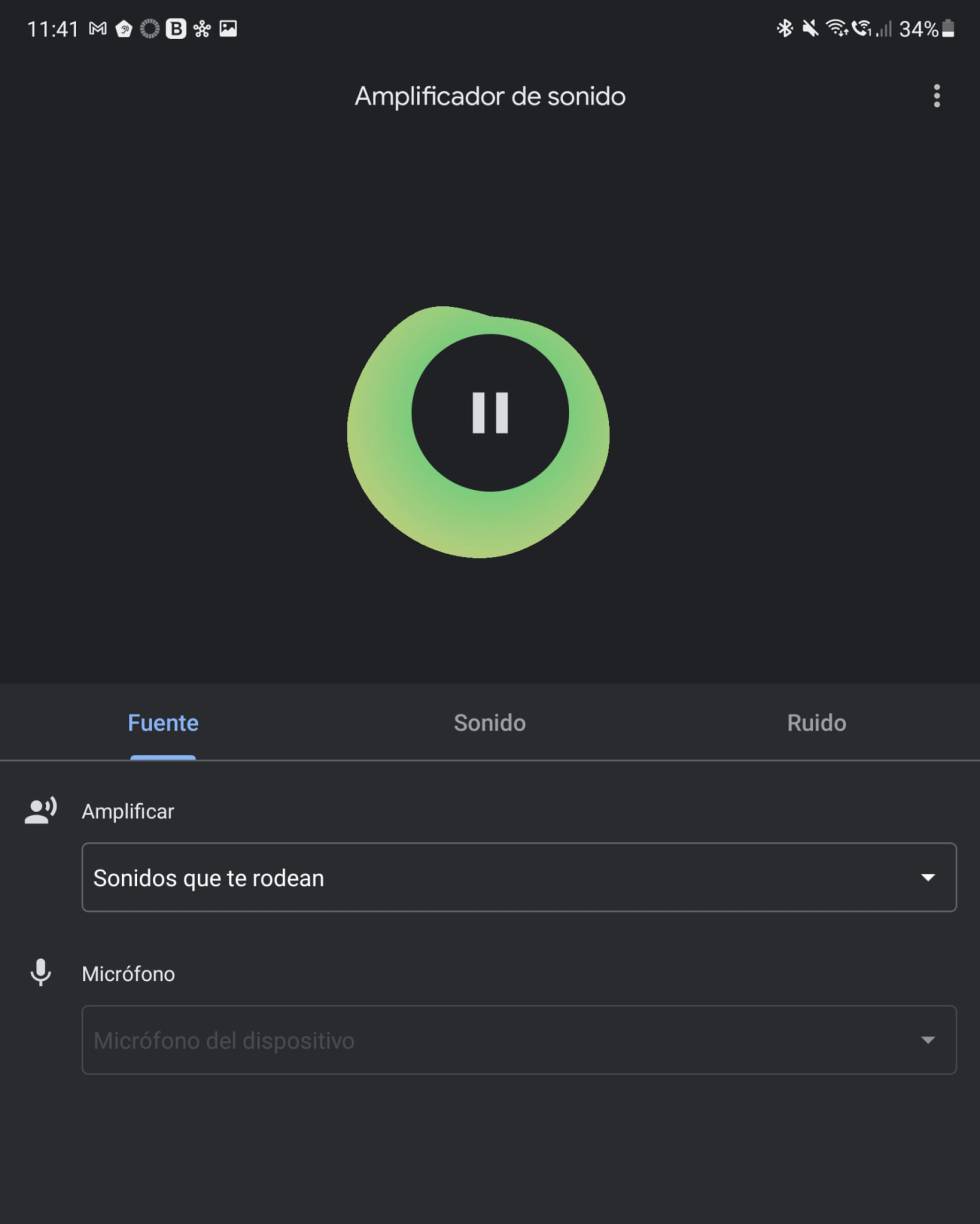 Escucha activa con el móvil.