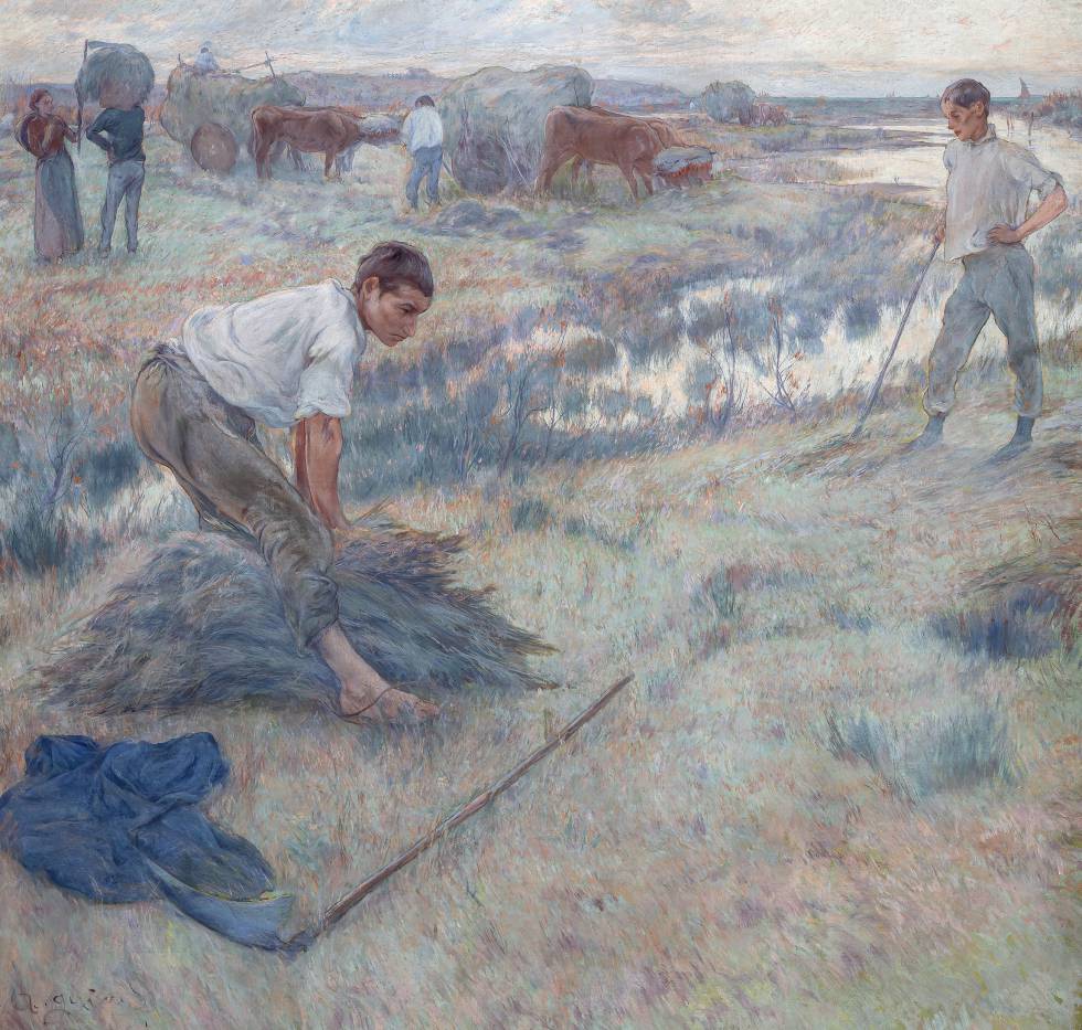 'La siega' (1892), de Adolfo Guiard.