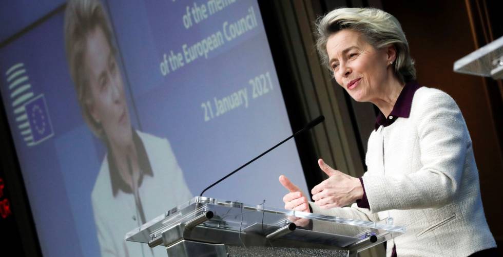 La presidenta de la Comisión Europea, Ursula Von der Leyen.