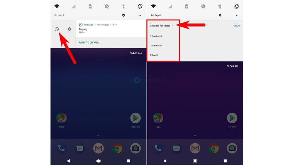 Posponer notificaciones importantes en Android
