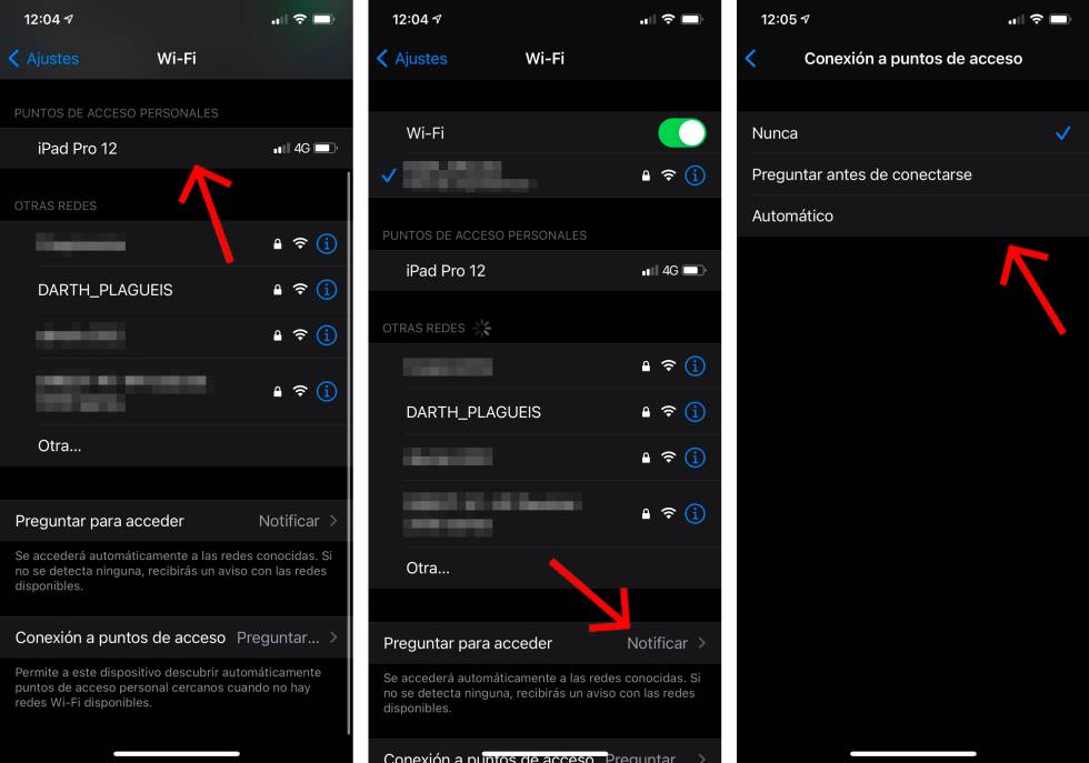 Configura los puntos de acceso wifi.