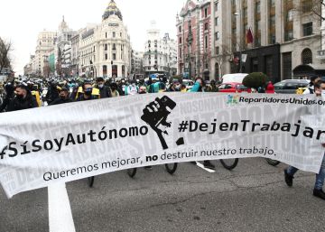 Trabajo descarta dar la opción de que los repartidores sean autónomos Trabajo descarta dar la opción de que los repartidores sean autónomos