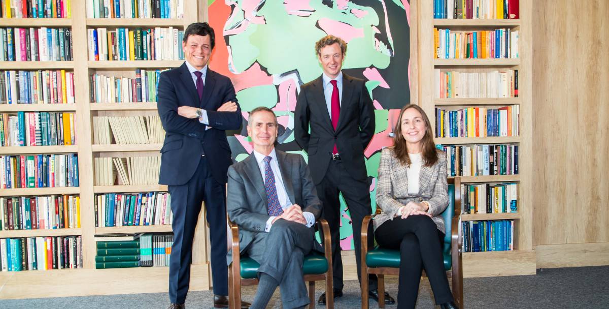 Tasio del Castaño y Alejandro Sarrate, socios fundadores de MCH Investment Strategies; Patricia Pascual Ramsay, Socia y COO de Alantra; y Santiago Eguidazu, Presidente Ejecutivo de Alantra.