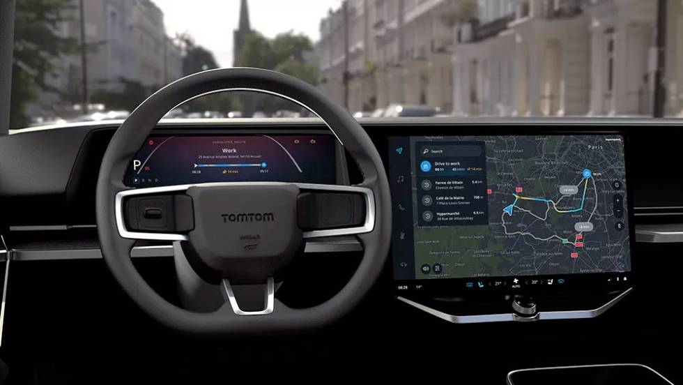 Nuevo sistema de navegación en la nube de TomTom.