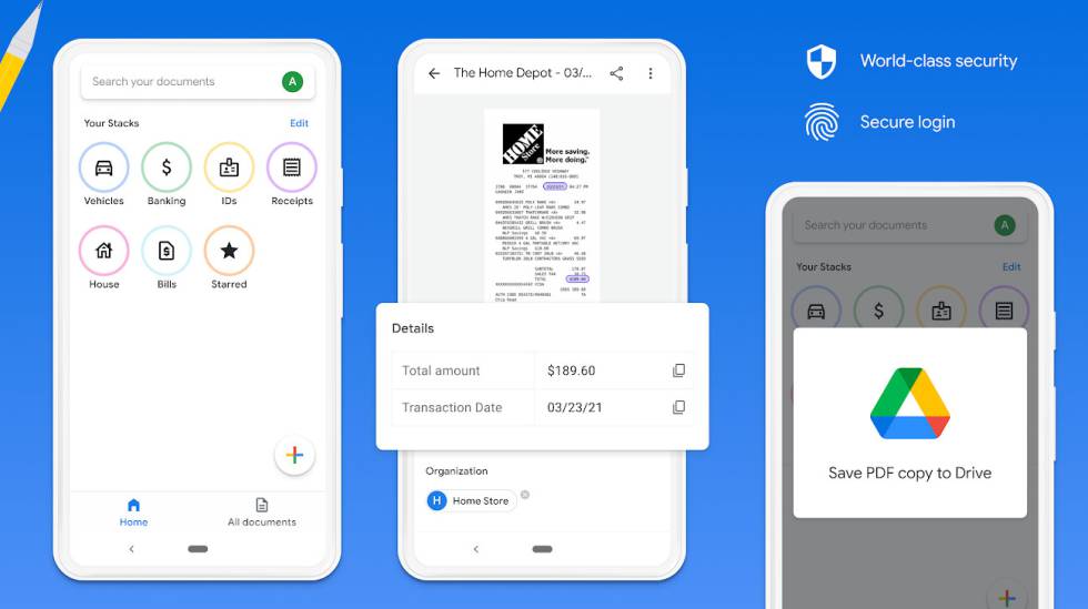 Nueva 'app' de escáner de documentos para Android.