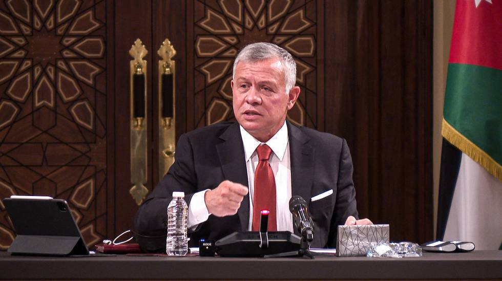 El Rey de Jordania. Abdalá II.