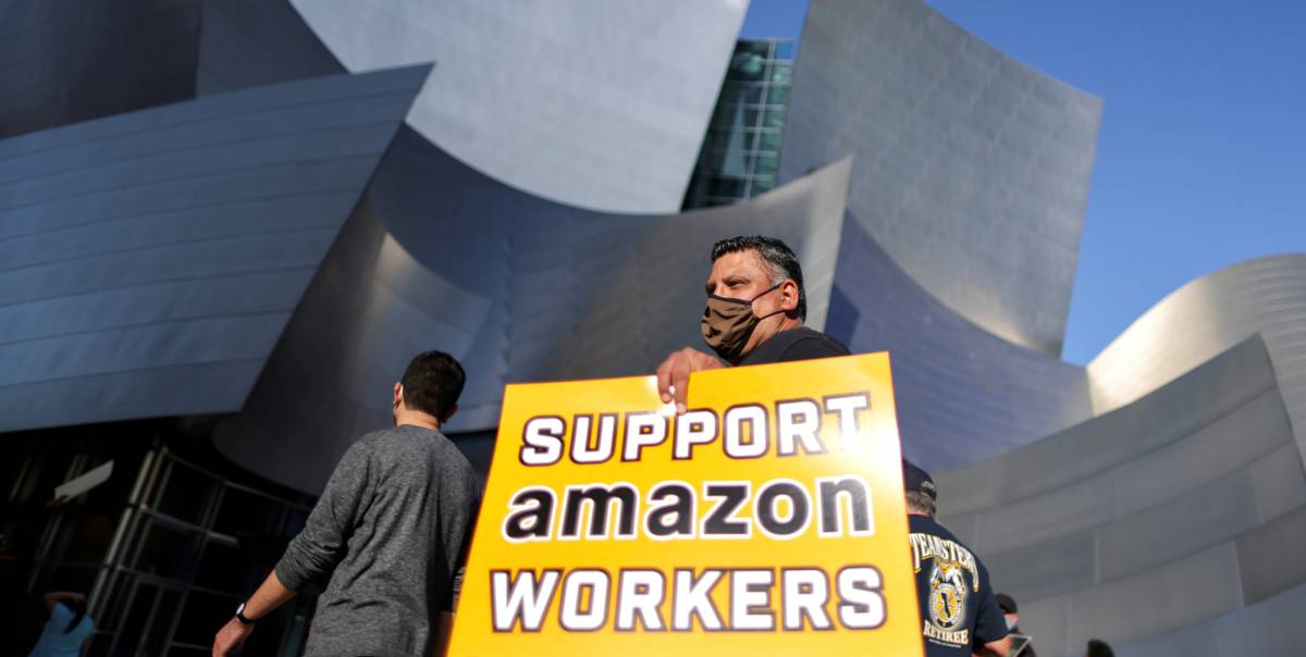 Los derechos de los trabajadores ponen a Bezos frente a Biden