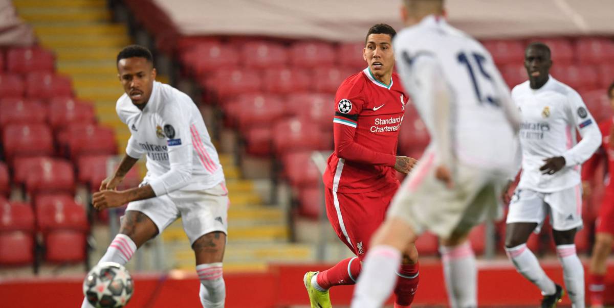 Partido entre Liverpool y Real Madrid.