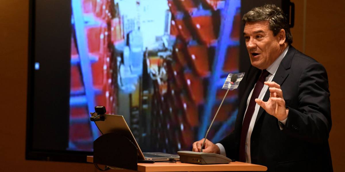 El ministro de Inclusión, Seguridad Social y Migraciones, José Luis Escrivá, presenta Import@ss, el nuevo portal de la Seguridad Social