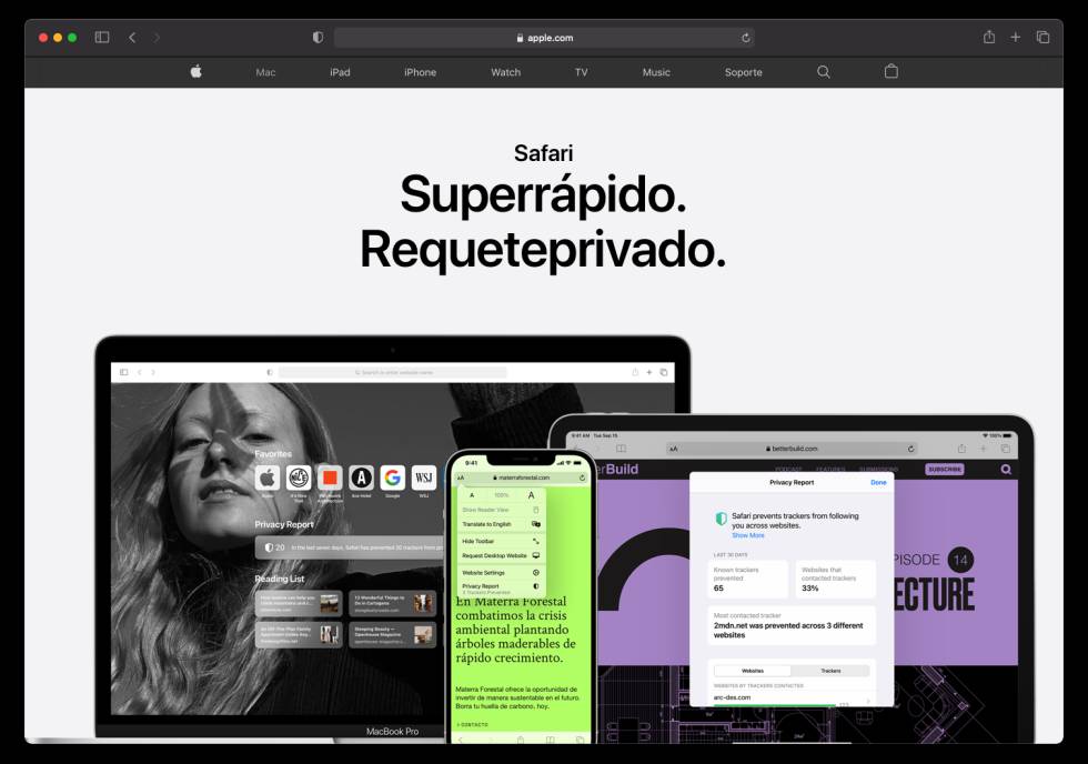 Safari en macOS.