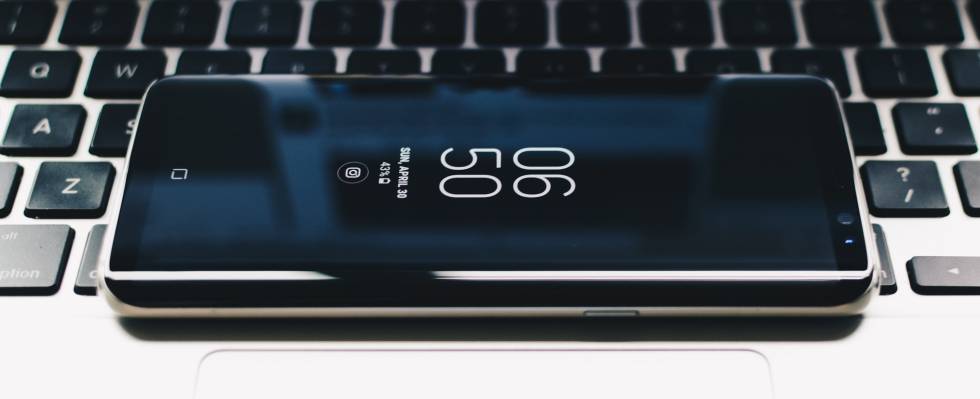 Samsung Galaxy S8+.