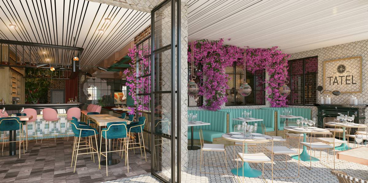 Terraza de Tatel en Beverly Hills.