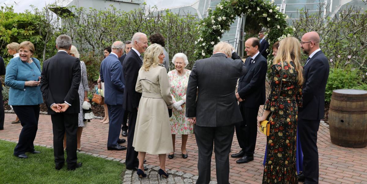 Los asistentes al G7, este sábado en Cornualles.