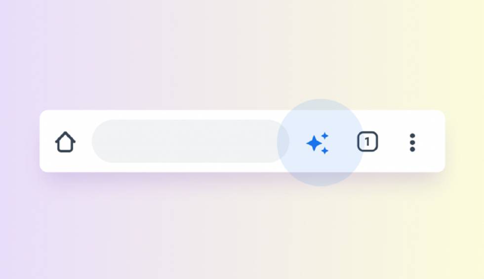 Nuevo botón de Chrome